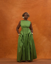Nyla Dress- Green (Ships September)
