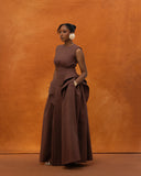 Nyla Dress- Brown (Ships  September)